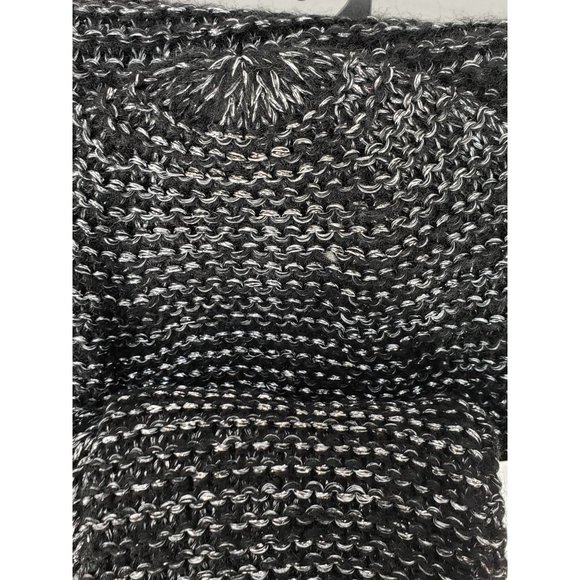 Calvin Klein Women's Black Gray‎ Knit Scarf Hat Gloves Mittens New 3 Piece Set - Picture 4 of 8